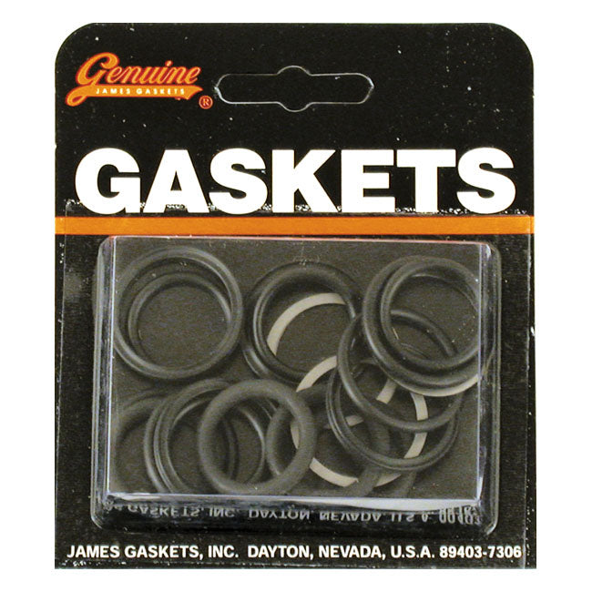 James, pushrod cover seal kit — 84-99 Big Twin (Excl. Twin Cam); 86-90 XL Sportster (NU)