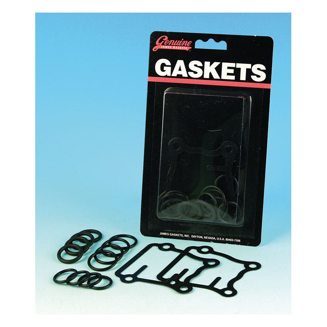 James, tappet block & pushrod cover gasket kit. RCM — 99-17 Twin Cam (NU)