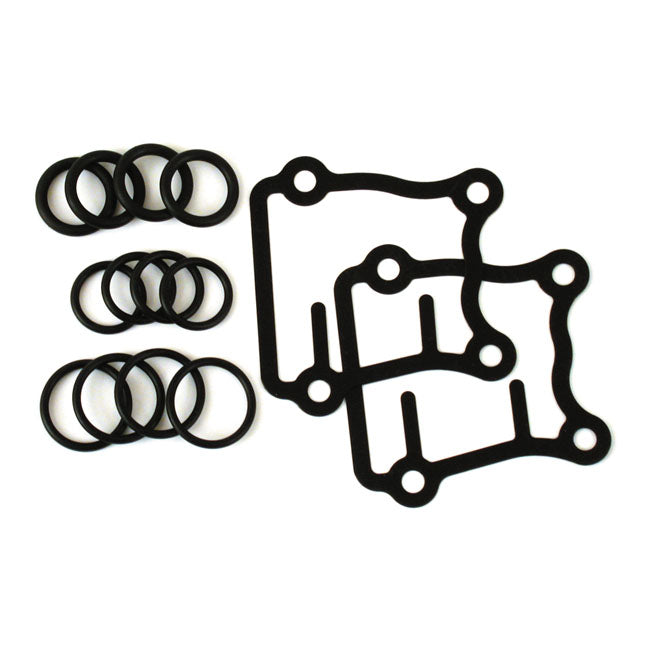 James, tappet block & pushrod cover gasket kit. RCM — 99-17 Twin Cam (NU)