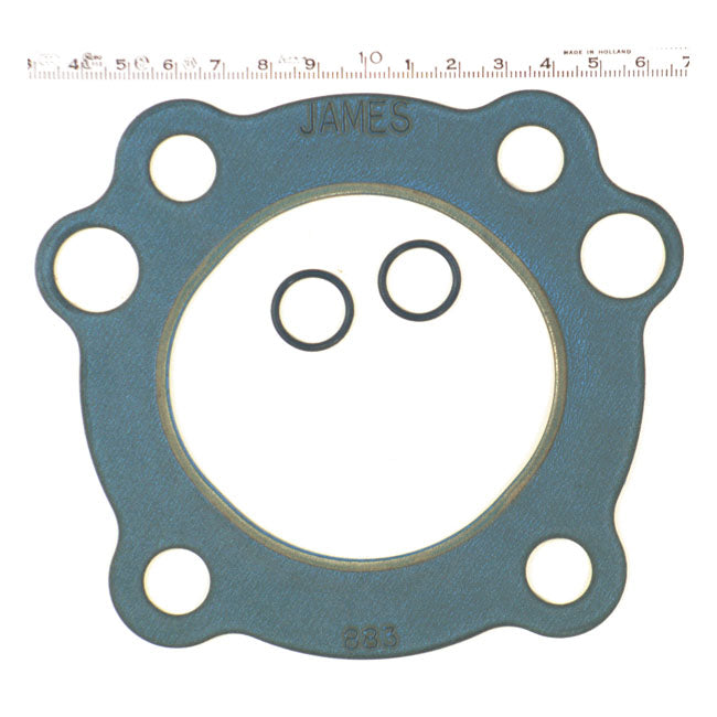 James, gasket cylinder head 3" bore .045" firering