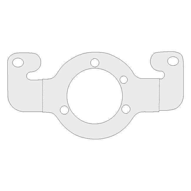 Air cleaner adapter bracket. Chrome — 84-89 Evo Big Twin with Keihin butterfly carburetor (NU)