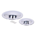 BDL, primary pulley domes for 3" drives. Polished — 86-06 Softail and FXR; FLT/Touring kits with 72-47 and 72-48 pulley ratio (NU)