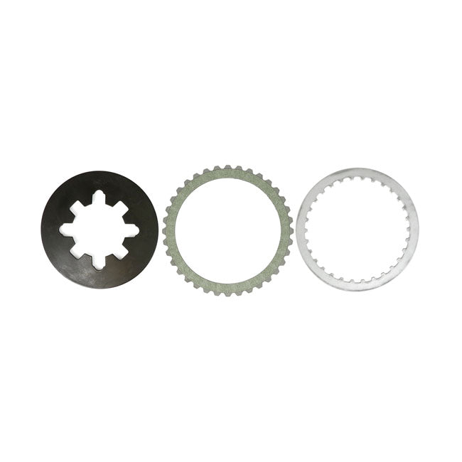 BDL, Aramid clutch plate kit — 90-97 Big Twin; 91-22 XL Sportster; 08-12 XR1200 (NU)