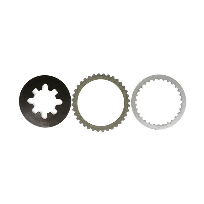 BDL. Aramid clutch plate set. Extra plate kit — 90-97 Big Twin; 91-22 XL Sportster; 08-12 XR1200 (NU)