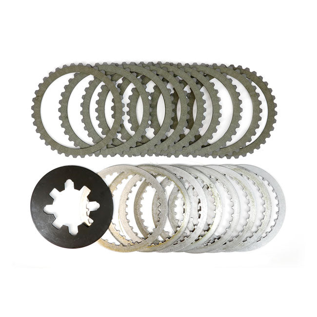 BDL. Aramid clutch plate set. Extra plate kit — 90-97 Big Twin; 91-22 XL Sportster; 08-12 XR1200 (NU)