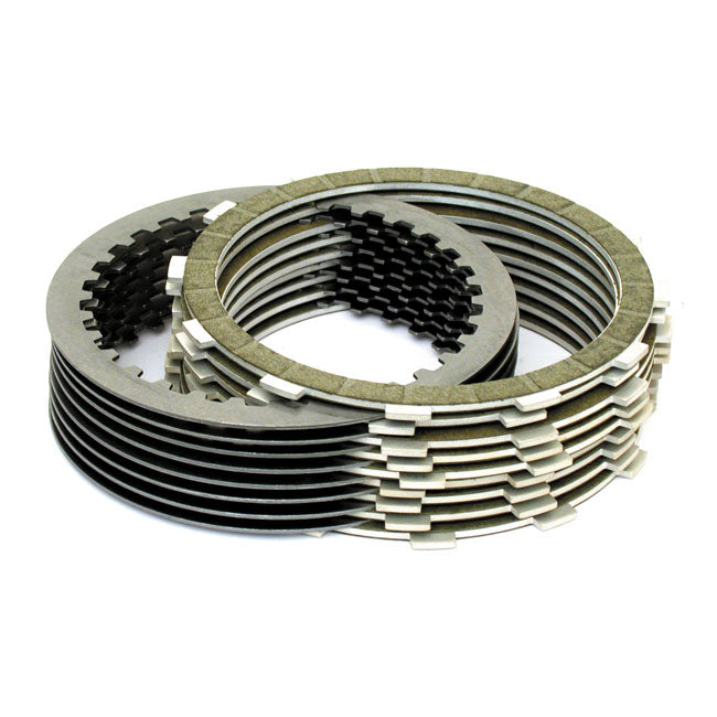 BDL, Aramid clutch plate kit — 98-17 Big Twin (excl. 13-17 Big Twin with A&S clutch; 2017 M8) (NU)