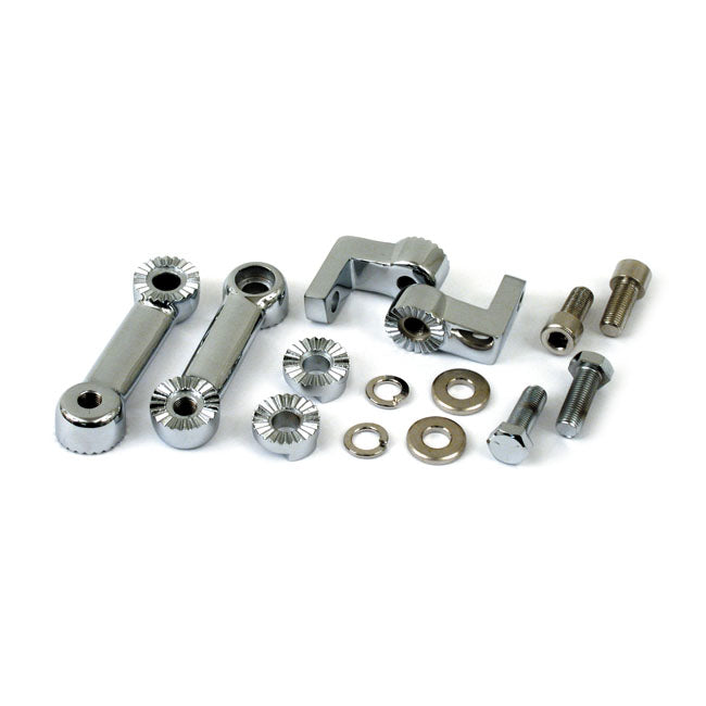 Adjustable oval floorboard kit. dampers