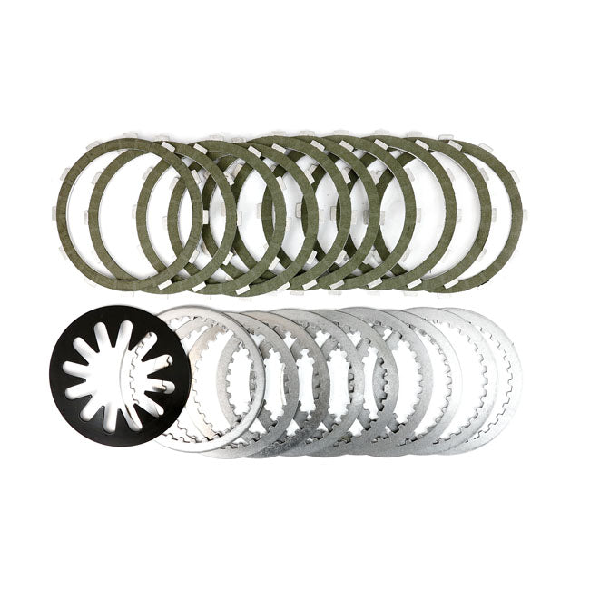 BDL. Aramid clutch plate set. Extra plate kit — 98-17 Big Twin (excl. 13-17 Big Twin with A&S clutch; 2017 M8) (NU)
