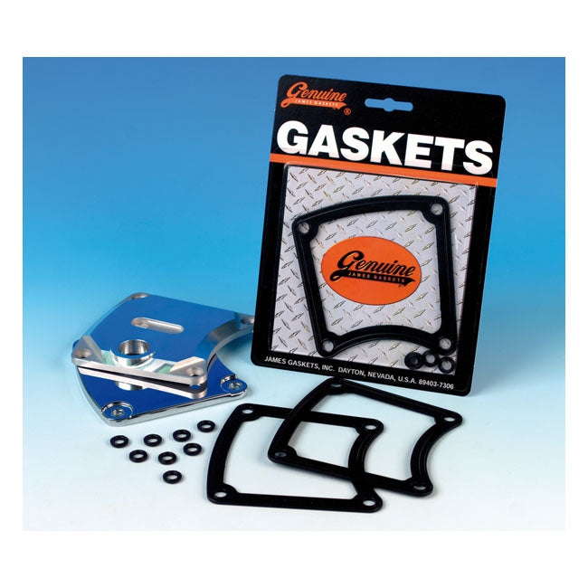 James, gasket inspection cover. Steel base/rubber