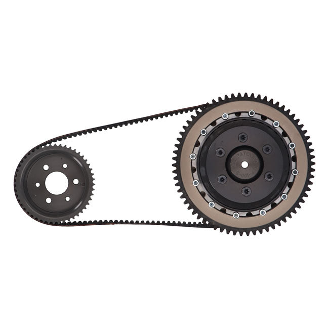 BDL, bolt-in elec. start 8mm belt drive kit. Shovelhead