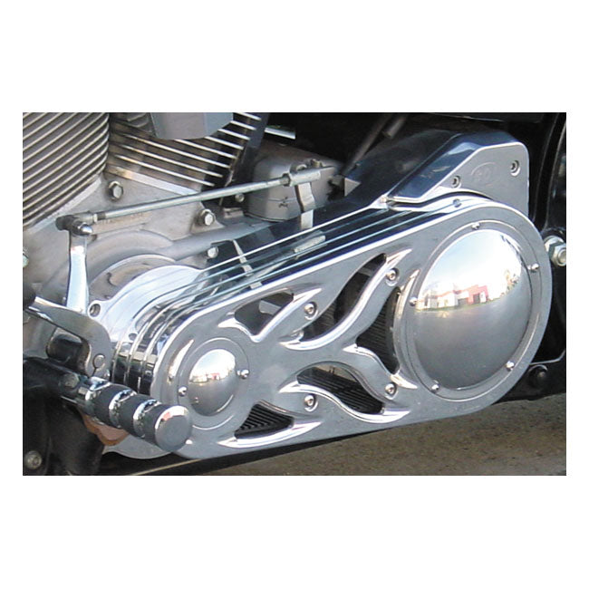BDL, Signature Series 2" belt drive kit. Flame design — 90-06 Softail (NU)