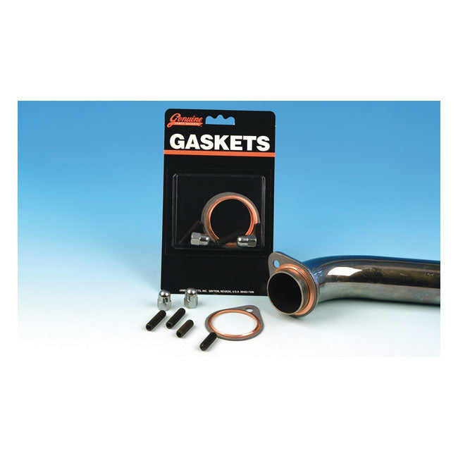 James, Shovel exhaust gasket & mount kit. Paper — 66-84 Shovel (NU)