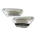 Side cover set. Chrome