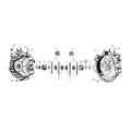 Washer, sprocket shaft bearing — 39-73 45" SV (NU)