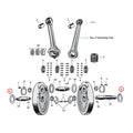 Flywheel washer SV, .098" (outside)