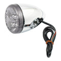 3-1 LED bullet taillight / turn signal combo. Chrome. Smoke — 09-12 (NU) XL883N Nightster; Custom applications