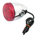 3-1 LED bullet taillight / turn signal combo. Chrome. Red — 09-12 (NU) XL883N Nightster; Custom applications