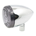 3-1 LED bullet taillight / turn signal combo. Chrome. Smoke — Universal