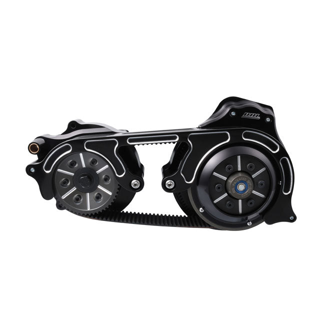 BDL, TC2P series 2" 8mm belt drive kit. Black — 07-17 Softail (Excl. Breakout; Rockers). Fits cable operated clutch models only (NU)