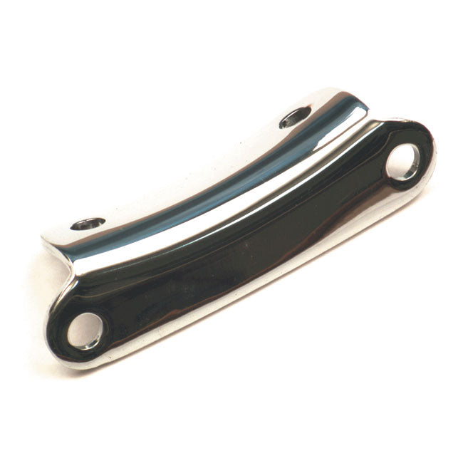 Oil tank mount bracket. Chrome