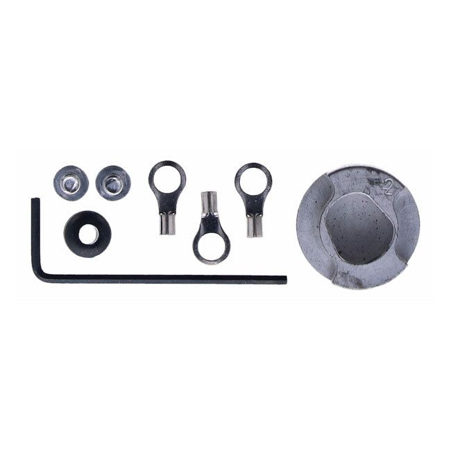 V-Tronic, electronic ignition for 6 & 12V. Hand advance — 48-64 Panhead (Excl. OEM single fire models); 48-73 45" WL and Servi-Car (NU)
