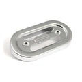 Voltage regulator/rectifier cover. Chrome — 89-99 Softail (NU)