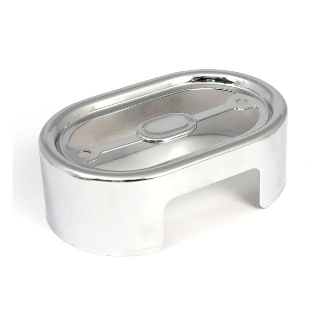 Voltage regulator/rectifier cover. Chrome — 01-06 Softail (NU)