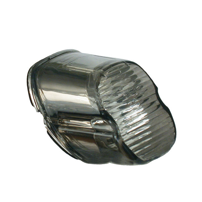 Laydown taillight lens. Light smoke — 99-E03 H-D (Excl. 1999 Softail; FXSTD) (NU)