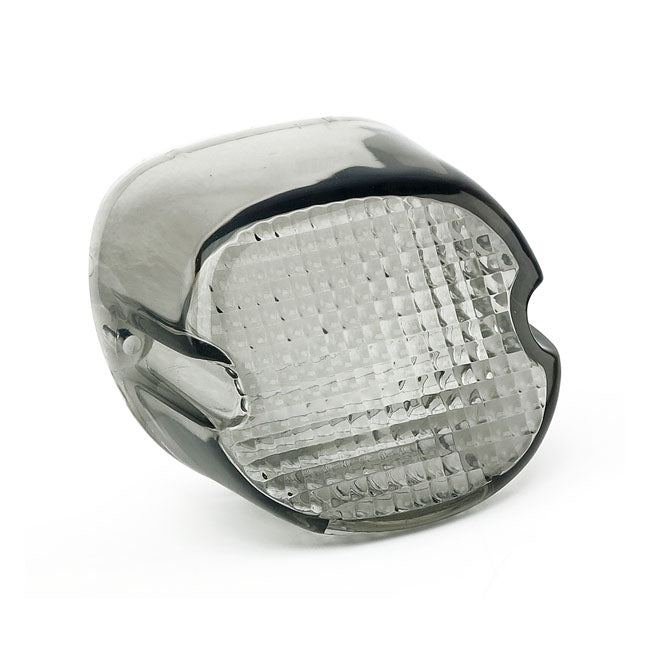 Laydown taillight lens. Light smoke — 73-98 H-D; 1999 Softail (NU)