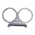 Mounting bracket, speedo & tachometer. Chrome — 86-91 XL Sportster; FXR; FX. Models with dual instruments (NU)