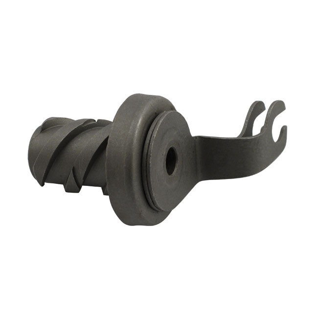 Clutch release worm and lever