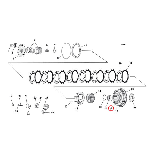Rivets, rachet plate. Clutch