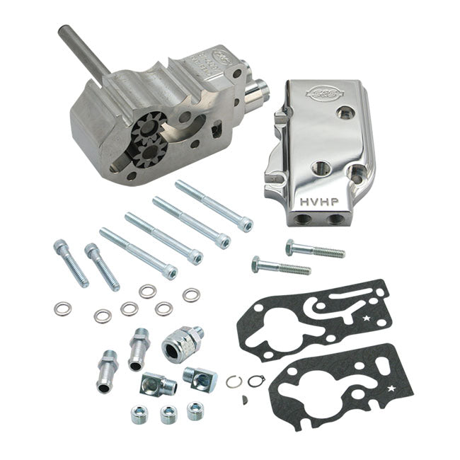 S&S, HVHP oil pump. Universal cover — 92-99 Big Twin (NU)