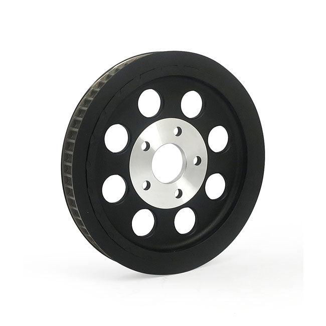 Reproduction OEM style wheel pulley 61t, 1-1/8" belt. Black — 91-99 XL Sportster (NU)