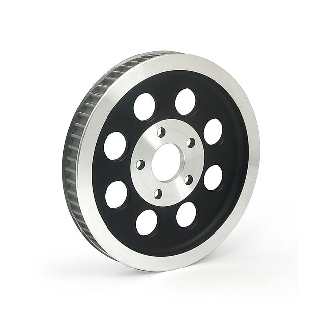 Reproduction OEM style wheel pulley 61t, 1-1/8" belt. Black — 91-99 XL Sportster (NU)