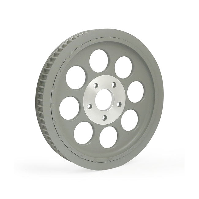 Reproduction OEM style wheel pulley 70t, 1-1/2" belt. Silver