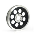 Reproduction OEM style wheel pulley 70t, 1-1/2" belt. Black — 00-03 FLT/Touring (NU)