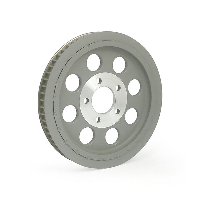 Reproduction OEM style wheel pulley 61t, 1-1/8" belt. Silver — 00-03 XL Sportster (NU)
