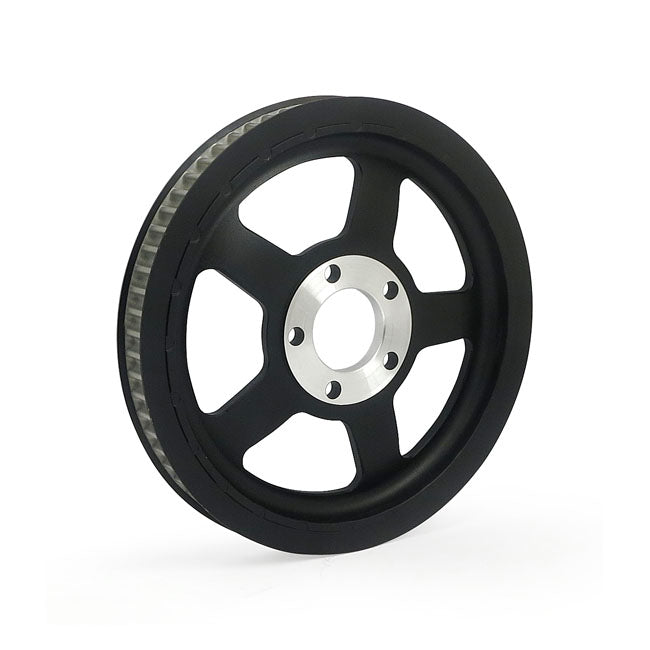 Reproduction OEM style wheel pulley 68t, 1-1/8" belt. Black
