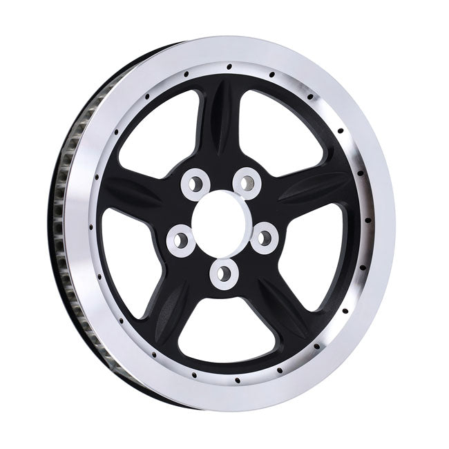 Reproduction OEM style wheel pulley, 68t. Black cc