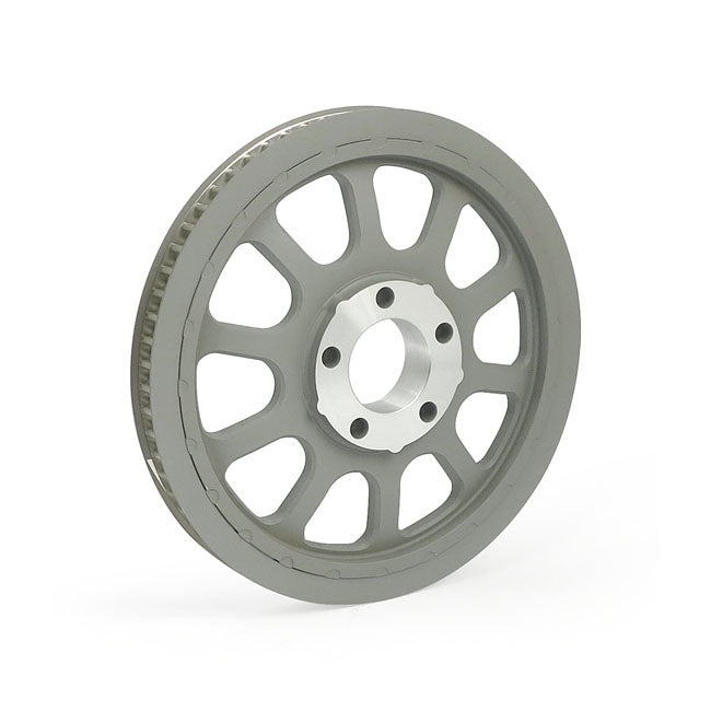 Reproduction OEM style wheel pulley 66t, 20mm belt. Silver