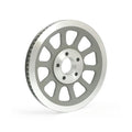 Reproduction OEM style wheel pulley 66t, 20mm belt. Silver