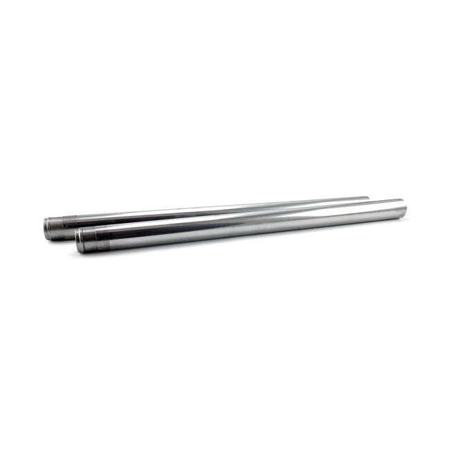 Fork tubes 41mm. 22-7/8". show chrome