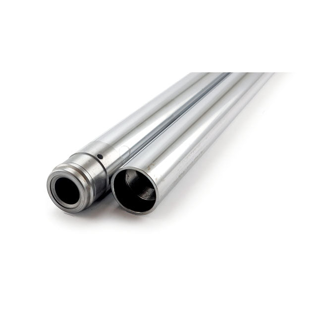 Fork tubes 41mm. 22-7/8". show chrome