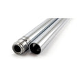 Fork tubes 41mm, 36-1/4". show chrome