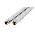 Fork tubes 35mm, 25-1/4". show chrome — +2" overstock: 83-86 XL Sportster; 84-85 FX; 84-86 FXR (NU). Standard length: 83-86 FXRD/T; FXRT; 84-85 FXSB; 85-86 FXRS (NU)