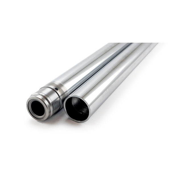 Fork tubes 41mm, 20-7/8". show chrome — 84-96 FLT/Touring; FLHT; 86-99 FLST (NU)
