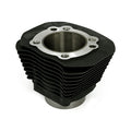 Replacement cylinder 1200 Sportster, front/rear. Black — 00-22 XL1200 (NU)