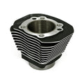 Replacement cylinder 1200 Sportster, front/rear. Black — 00-22 XL1200 (NU)