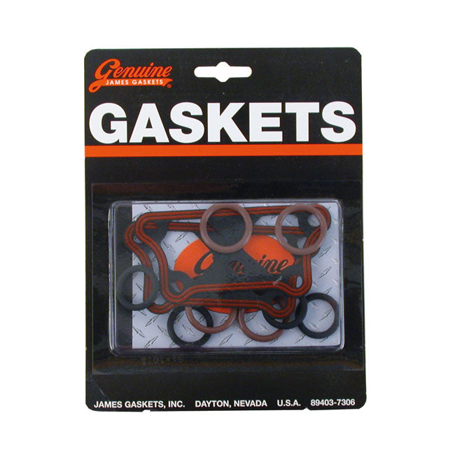 James, pushrod cover seal kit — 04-22 XL Sportster; 08-12 XR1200; 91-10 Buell XB (NU)
